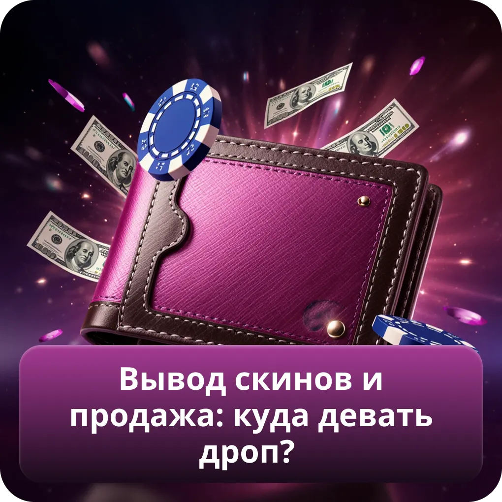 Вывод и продажа скинов: как реализовать полученный дроп